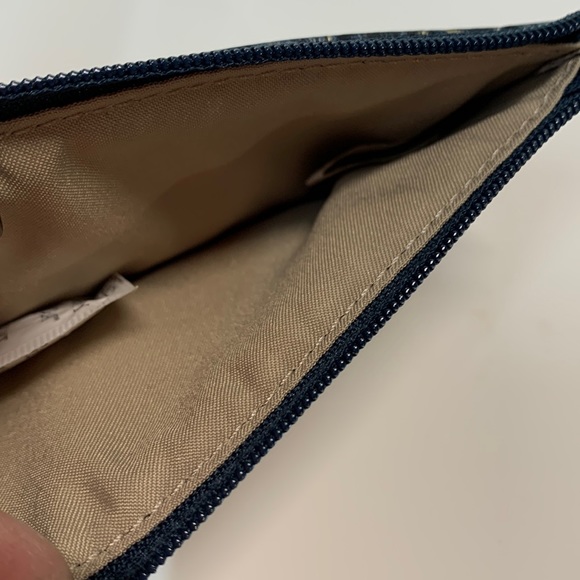 NWT🔥Beautiful Blue-Grey Brahmin Wallet slim size for small Brahmin Bags - Picture 6 of 11